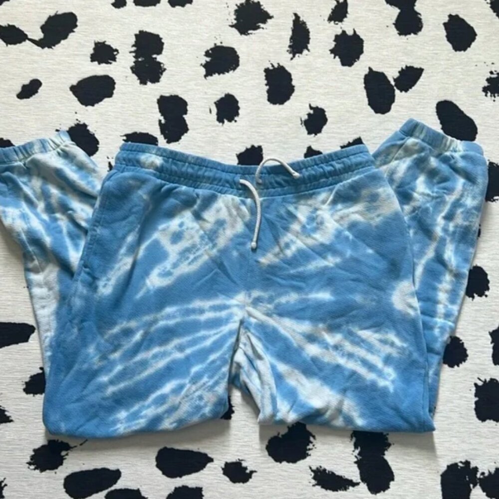 Zella Tie Dye Jogger pants blue medium